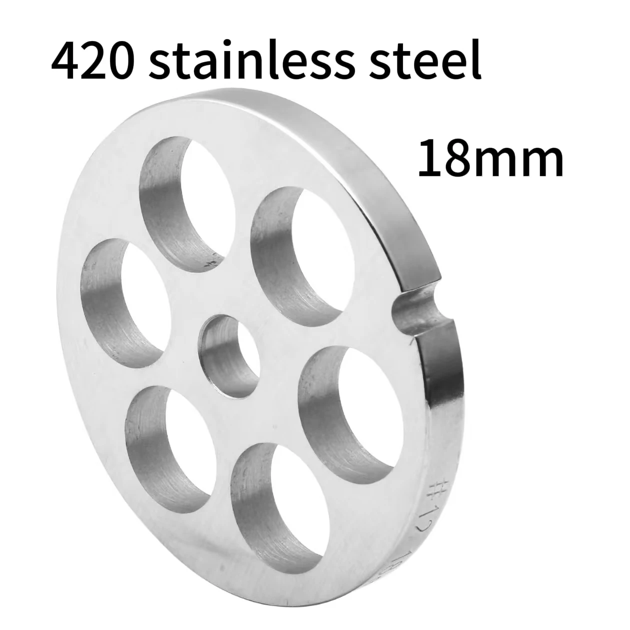 2PC/Set #12 12/18mm Meat Grinder Plate Discs Blades for FGA Food Chopper and Hobart, LEM, Cabelas, Weston, MTN Meat Grinders