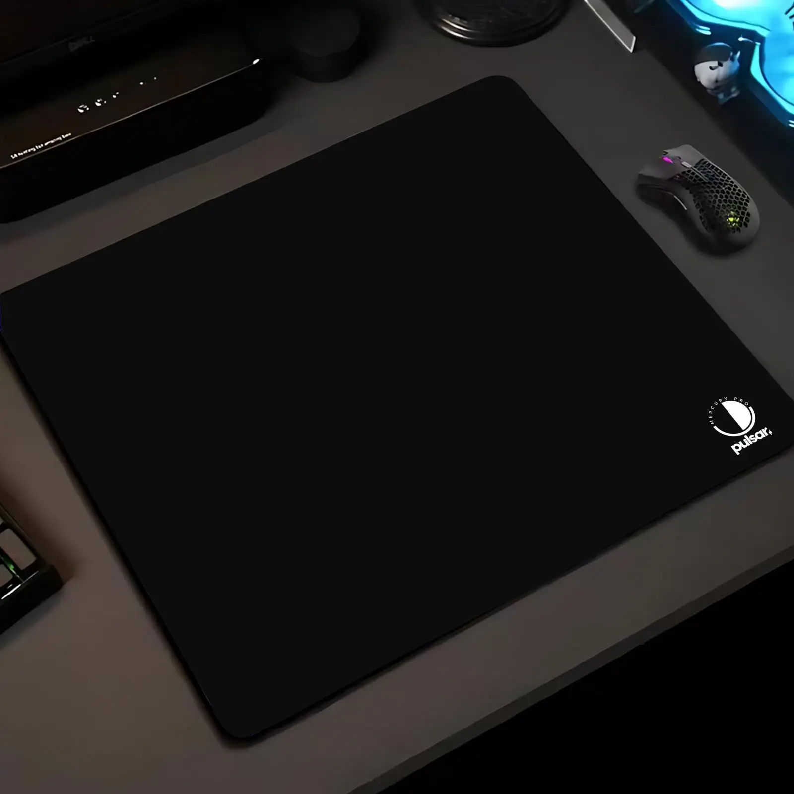Pulsar eS Mercury Pro Mouse Pad Portable Small Mouse Pad with Anti-Slip Rubber Base,Game And Office