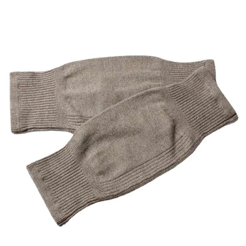 Calentadores térmicos de rodilla de cachemira tejidos calibre 12