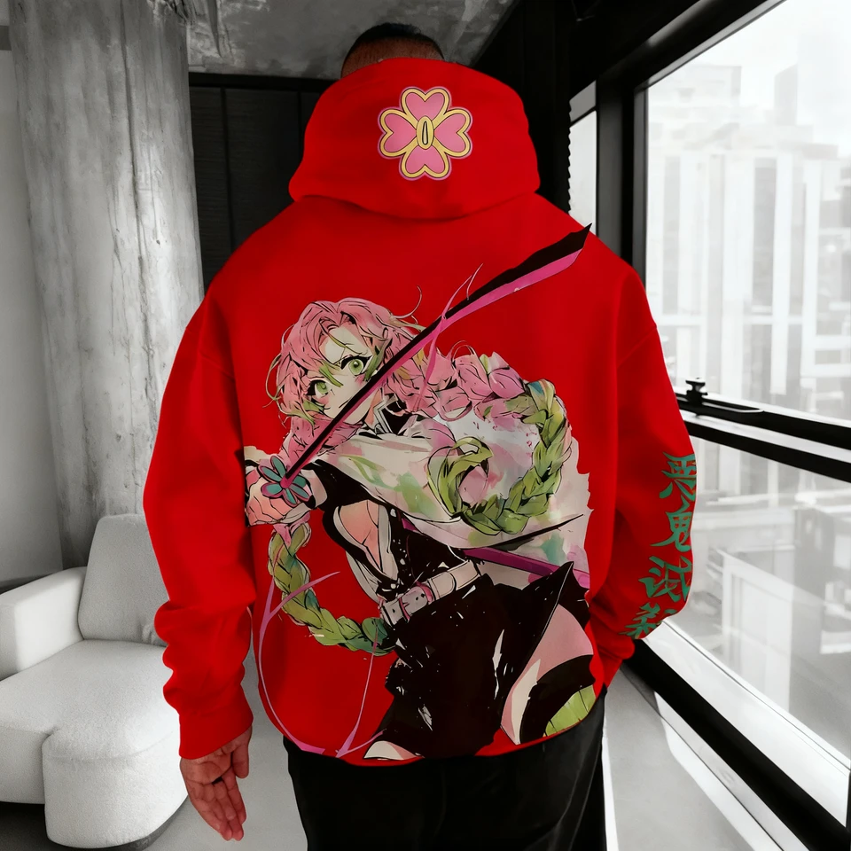 Demon Slayer Anime Autumn/Winter Men's Hoodie 2025 New Kanroji