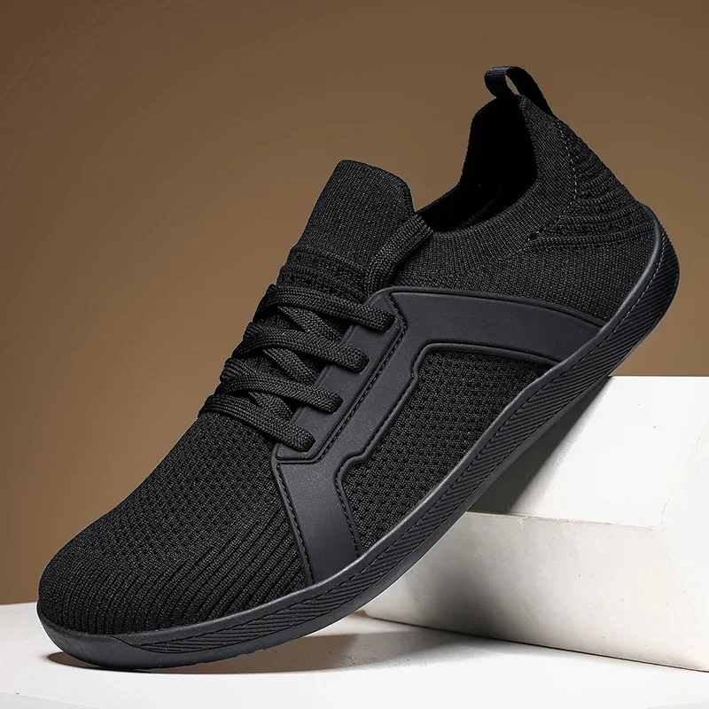 

Wide Toe Barefoot Shoes Mens Womens Minimalist Walking Sneakers Shoes Sole Breathable Mesh Hobibe Sandalias De Mujer Verano 2025
