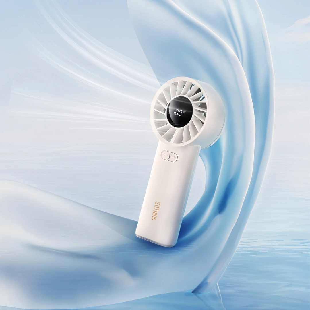 Sothing Mini ventilateur portatif 3600mAh USB Rechargeable 100 vitesses ventilateur de refroidissement Portable Ultra-silencieux pour dortoir de bureau en plein air