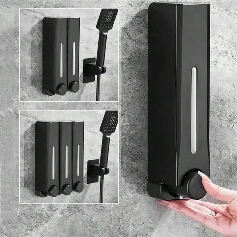 

2Pcs-Set 500Ml Large Capacity Soap Dispenser Spring Press Dispensing Perforated Hand Sanitizer Box