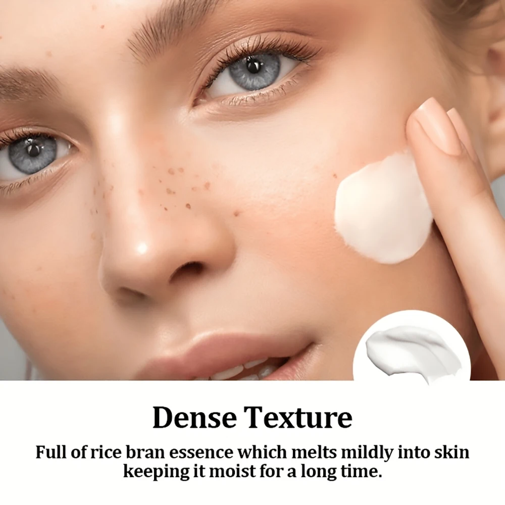 كريم وجه مرطب بخلاصة الأرز الكوري من SUYARUN، رطوبة 24 ساعة - العناية بالبشرة المغذية المشرقة للبشرة الجافة والحساسة جميع أنواع