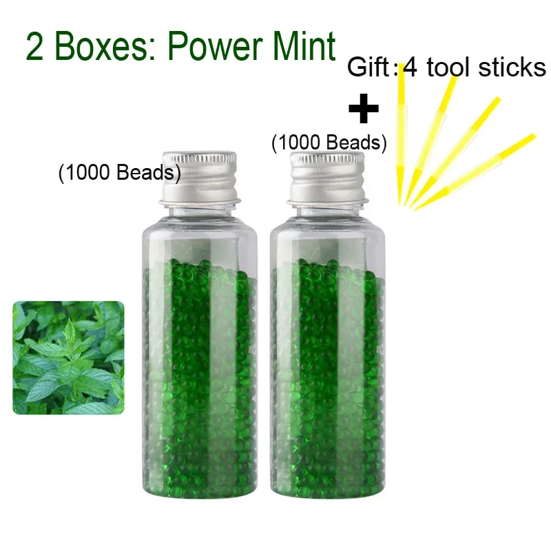 1000/2000 Balls for Cigarette Beads flavor Pops Mint Mixed Fruit Flavour Menthol Bursting Bead DIY Capsules Smoke Accessories