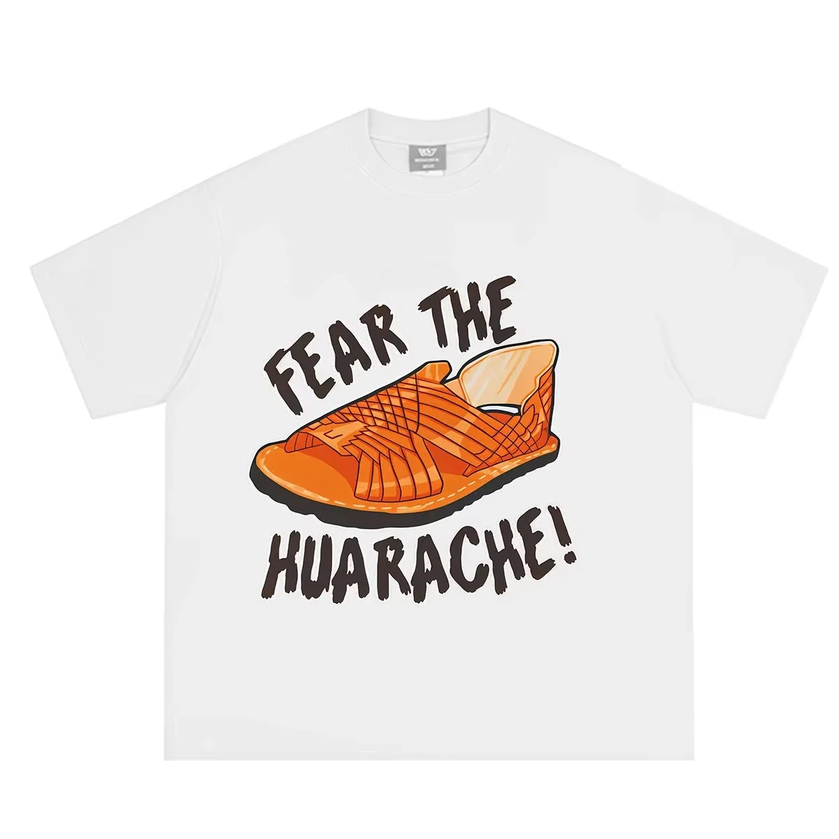 Fear The Huarache Funny Meme T-shiWomen Vintage Hip-hop T Shirts Summer Short-sleeved Loose Casual T-shirts