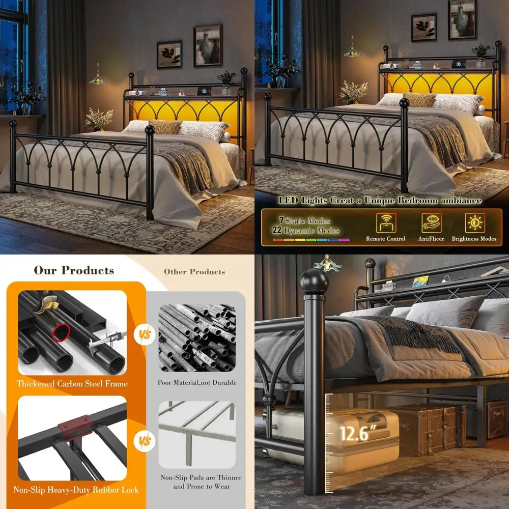 Queen Size Metal Be…