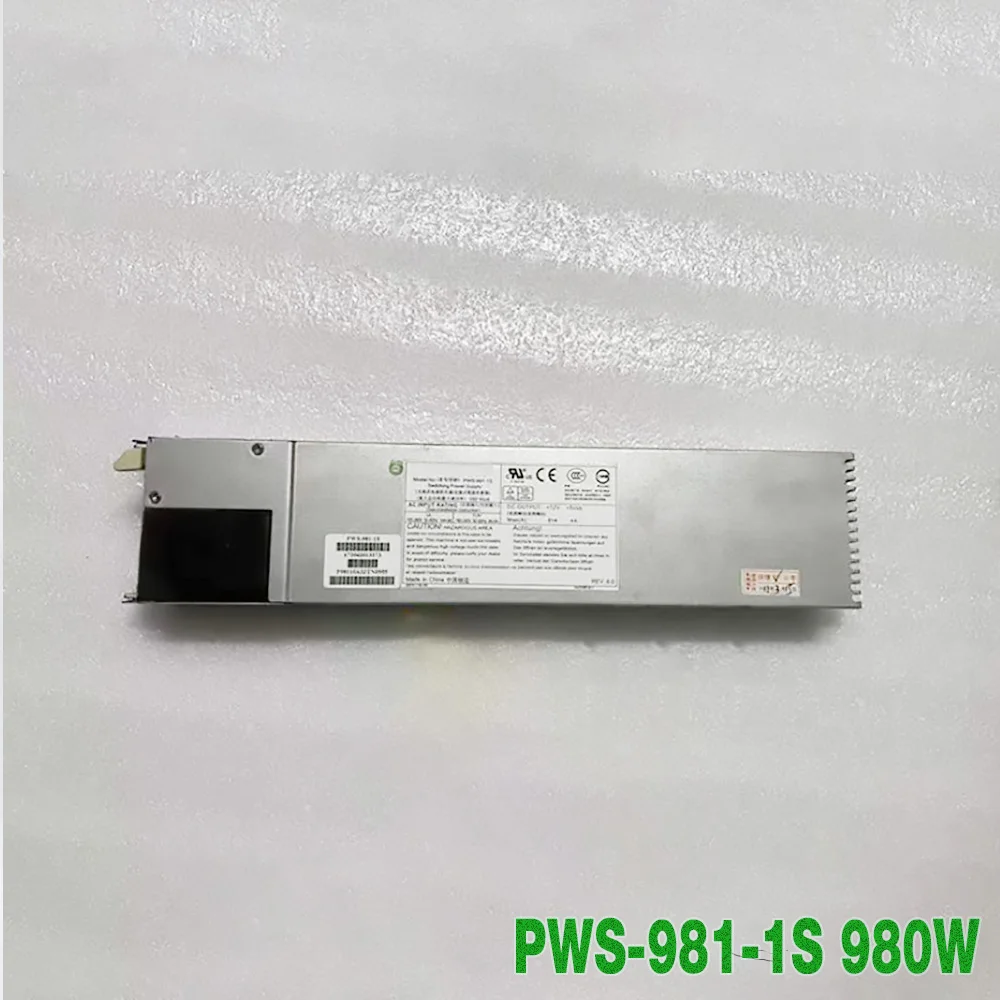 

PWS-981-1S 980W For Supermicro Redundant Power Module 1U Server Power Supply 980W High Quality Fully Tested Fast Ship