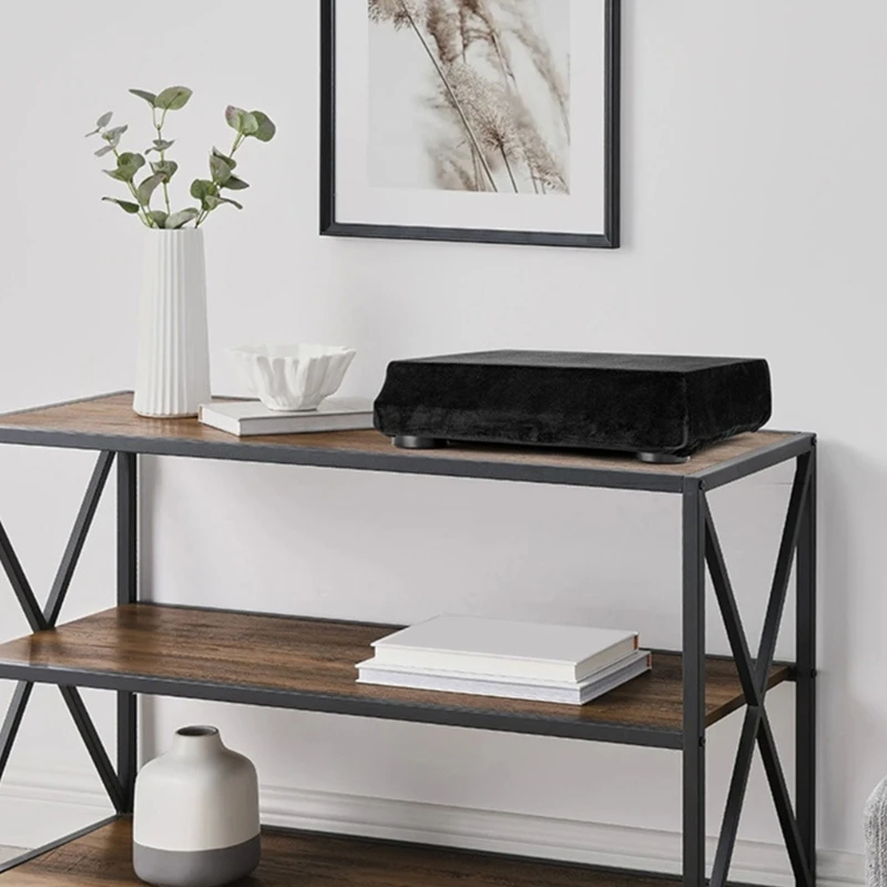 Cubierta antipolvo elegante R91A para Technica AT LP60XBT Protector tocadiscos mantiene colección registros limpia y