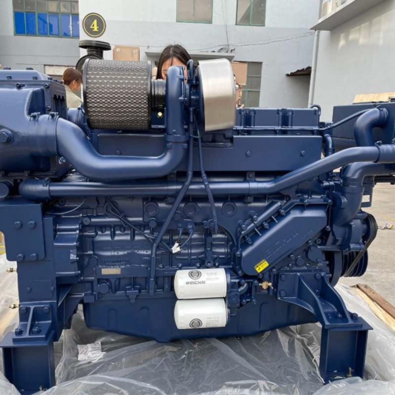 high quality good used WP12 weichai engine for ship engine