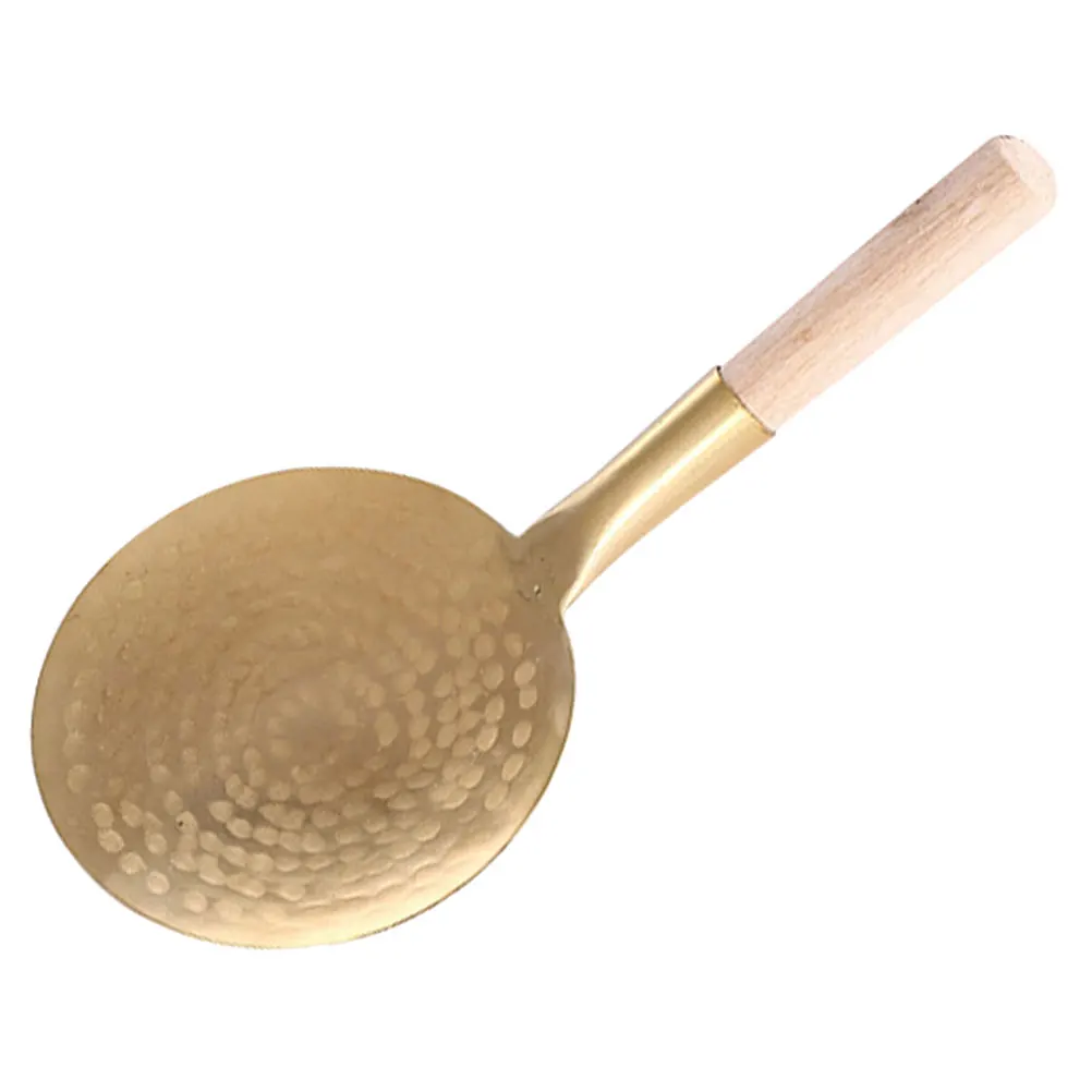 

Pure Copper Spoon 10cm Kitchen Gadgets MultiUse Rice Scoop Food Spoons Portable Cooking Tool Water Ladle