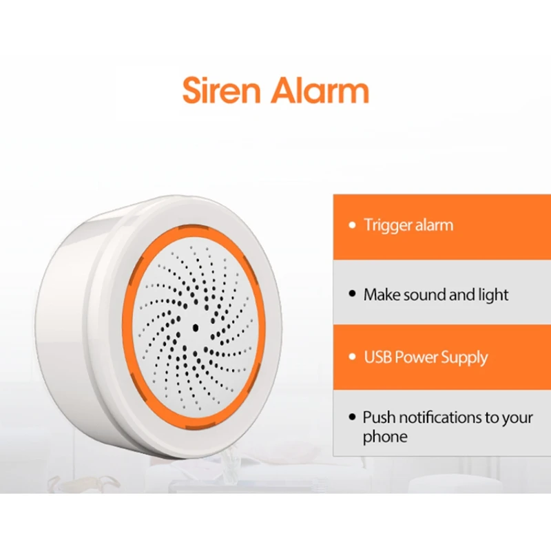 Zigbee Neo 90db Tuya Smart Life Ingebouwde Sirene Alarmsensor Tuya Smart Geluid En Lichtsensor