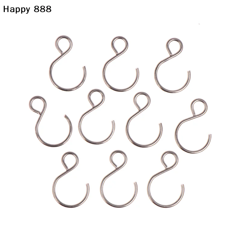 50-Piece Silver S-Hook Crystal Connectors For Chandeliers & Hanging Pendants