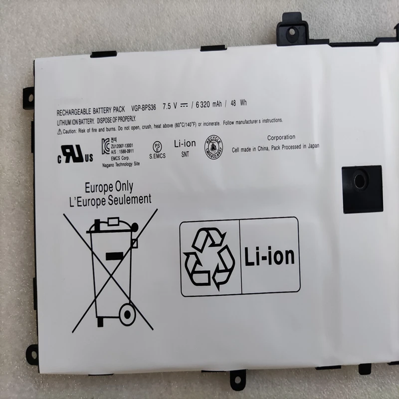 VGP-BPS36 Battery For Sony Vaio Duo 13 Convertible Touch SVD13211CGB SVD1323YCGW SVD1321BPXB SVD1323XPGB SVD132A14W SVD132A14L