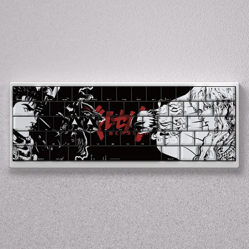 98 teclas Berserk Keycaps Anime Key Cap Set Cherry PBT lado grabado transparente 98 teclas para teclado mecánico 61/65/68