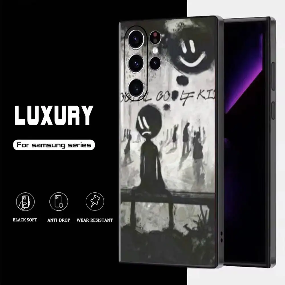 Rapper B-BENY JR Phone Case For Samsung S25,S24,S23,S22,S21,S20,S10,Ultra,Plus,Lite,FE,Soft Silicone Black Cover