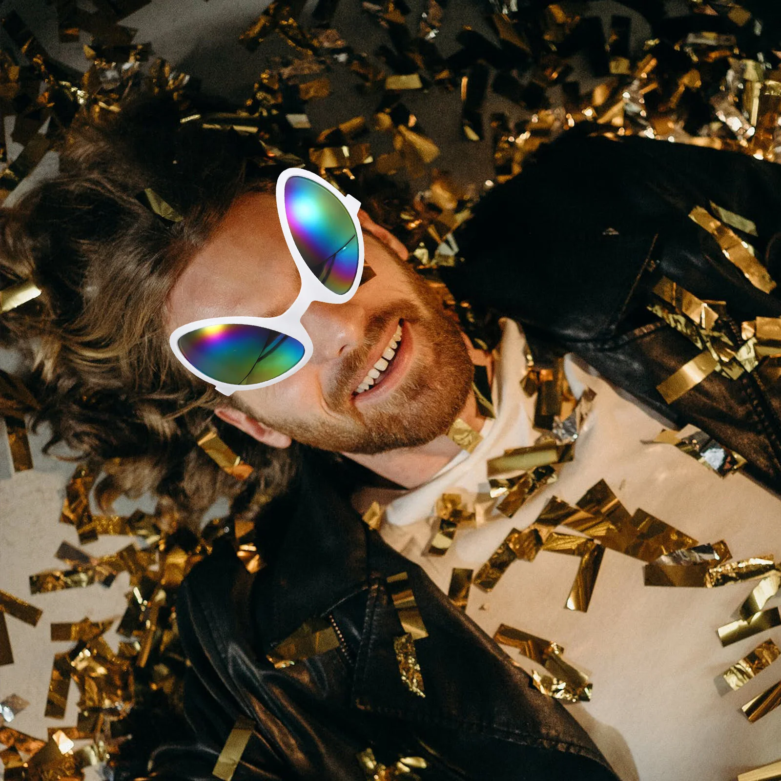 1 paire de lunettes de modélisation, accessoire de fête Cool pour carnaval, événement à thème de Cosplay, lunettes amusantes, accessoire pour hommes et femmes, Costume adulte