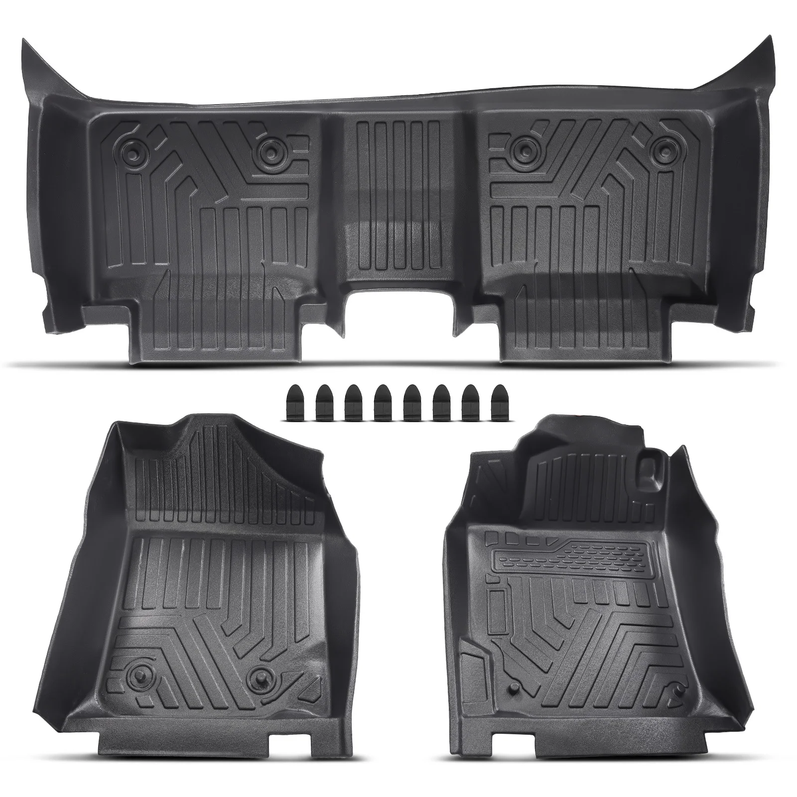 

Коврики передние + задние коврики для Toyota Camry 2007-2011 резиновые