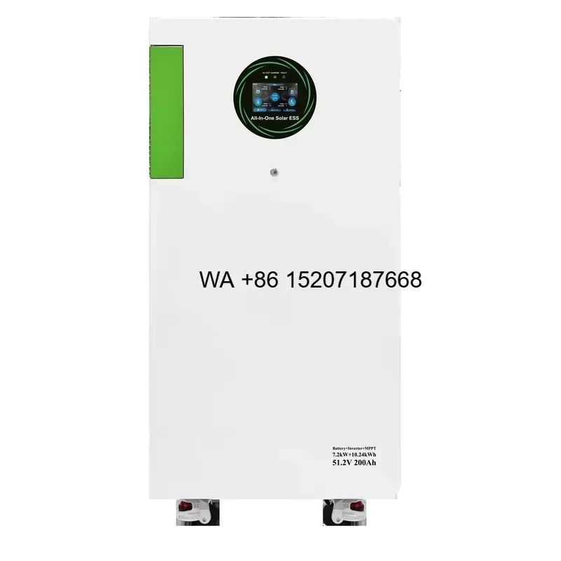 Wmwmnu for Wmwmnu 10.24kWh Solar Energy Storage All-in-One 7.2kW Off-Grid Lithium Battery Photovoltaic System AC 120V/240V