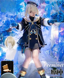 Genshin Impact Freminet Cosplay Costume Uniform Anime Chinese Style Halloween Costumes Role Play for Women Game
