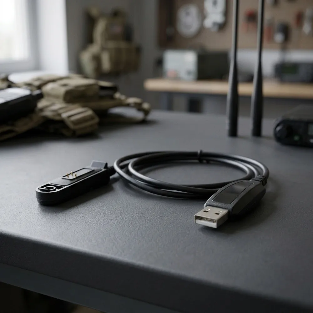 Compatible USB Cable for Radio Programming Cable Robust Construction for versatile Compatibility 1 Meter Length Radio