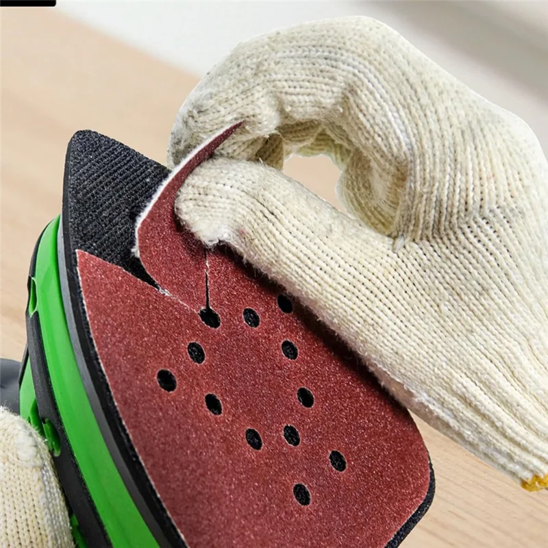 

A76X-Mouse Sanding Pads 60 Pack,Mouse Sander Sandpaper Assortment, 12 Hole Hook And Loop Detail Sander Pads