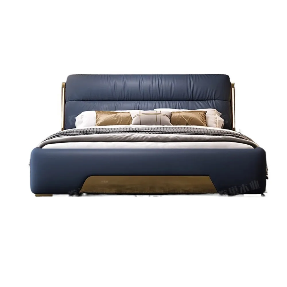 Aesthetic Multifunctional Minimalist Bed Headboards Unique Modern Nightstands Stylish Home Decor Cozy Bedroom Space Furniture