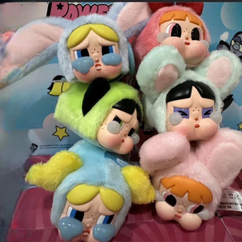 Crybaby-caja ciega de la serie de cara de vinilo, juguetes, muñeco de peluche, modelo Huahua Maomao, bolsa colgante, cara Kawaii, figuras de acción, muñecas, moda para niños