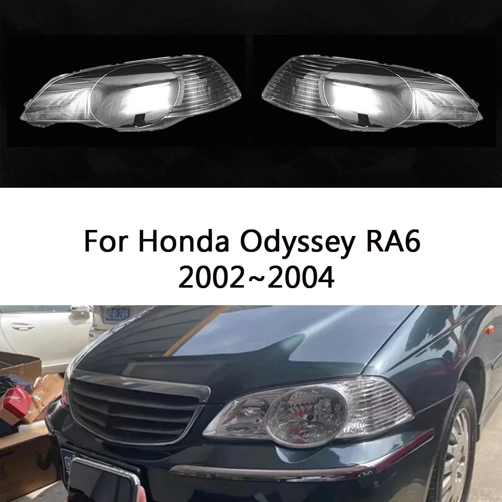 

HTTCY Для Honda Odyssey RA6 2002 ~ 2004 передняя фара автомобиля крышка объектива корпус лампы абажур фара свет маска