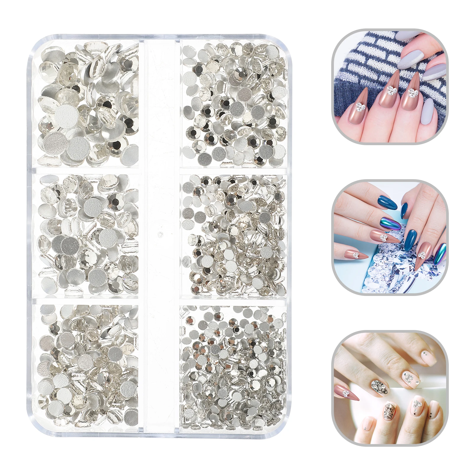 

Rhinestone Nail Patches Rhinestones Jewelry Charms for Decorations Manicure