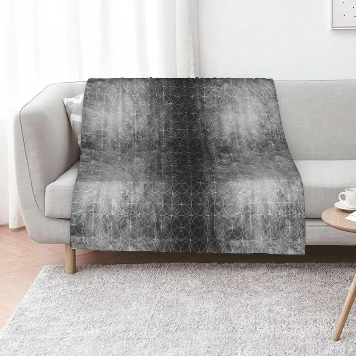 

Sacred Geometry Flower of Life Throw Blanket blankets and throws Luxury Bed Fashionable Blankets Sofas Of Decoration Blankets