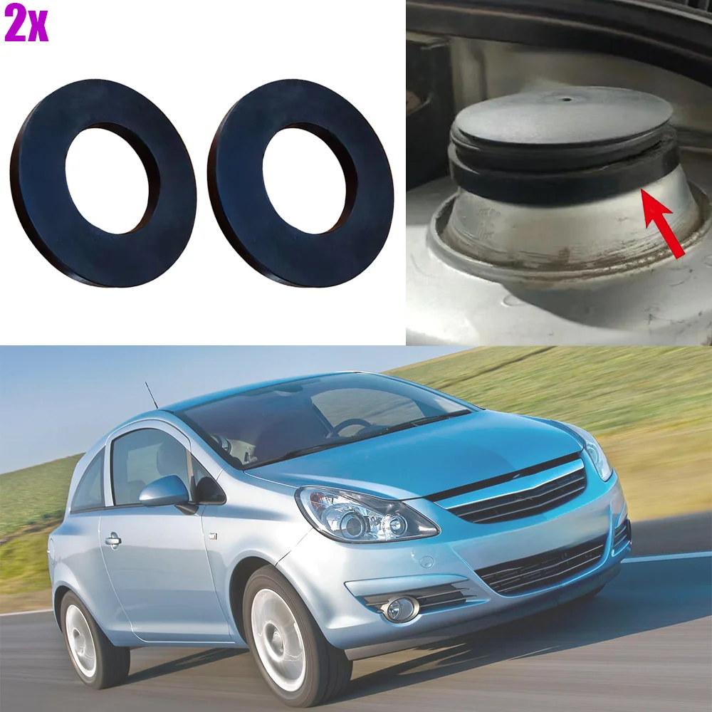 2X For Opel Astra J H G Corsa B/C/D Car Front Strut Tower Mount Buffer Shock Absorber Rubber Pad NEW reduce the noise