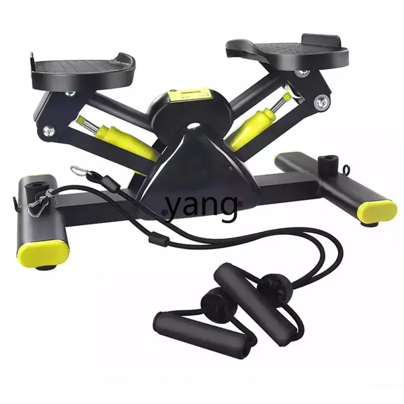 Yjq Home Walking Treadmills with Drawstring Mute Small Sports in-Place Mountaineering Pedal Left and Right Stepping