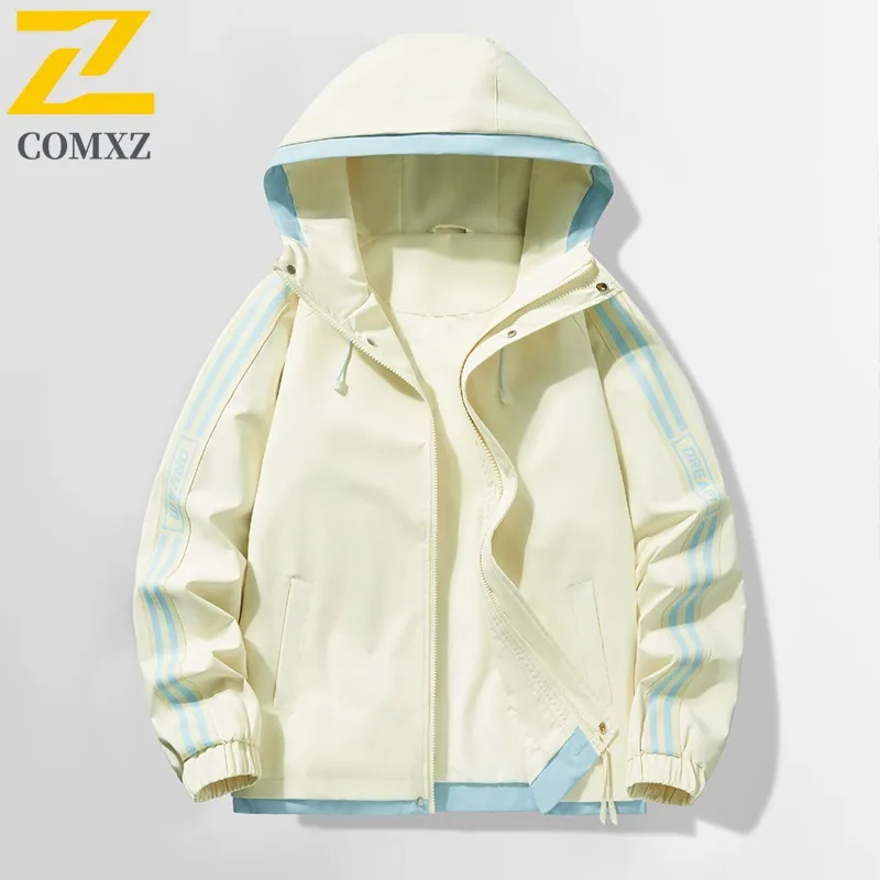 

COMXZ новая куртка унисекс однослойный уличный ветрозащитный альпинистский костюм весна осень пара студенческая куртка