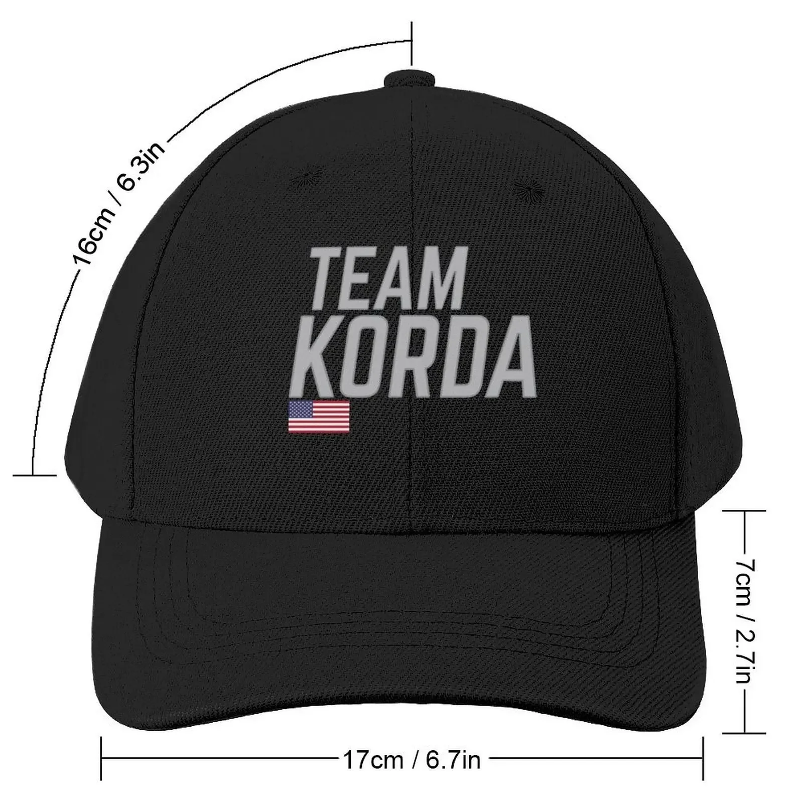 Nelly Korda - Team Korda Baseball Cap Mountaineering Sunscreen Baseball For Men Women's