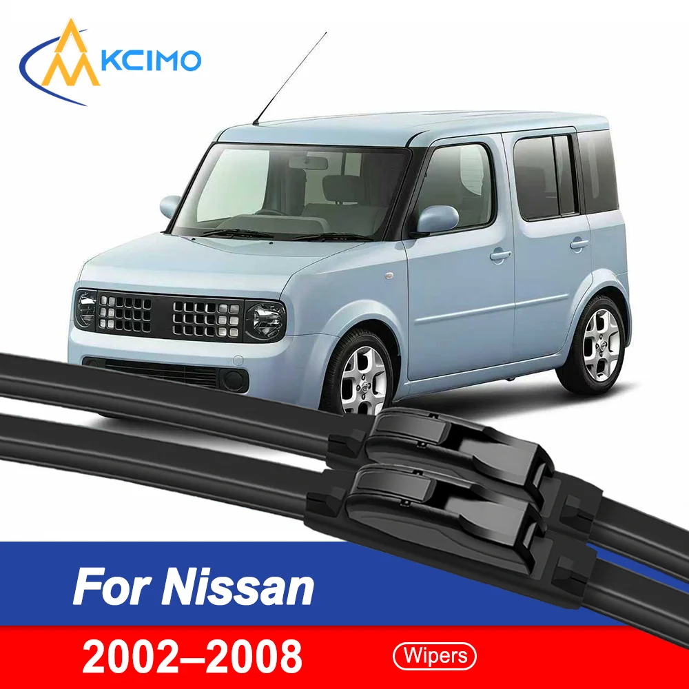 

Плоские щетки стеклоочистителя для Nissan Cube Z11 2002–2008, прямая установка, безрамная конструкция, равномерное очищение и снижение шума ветра