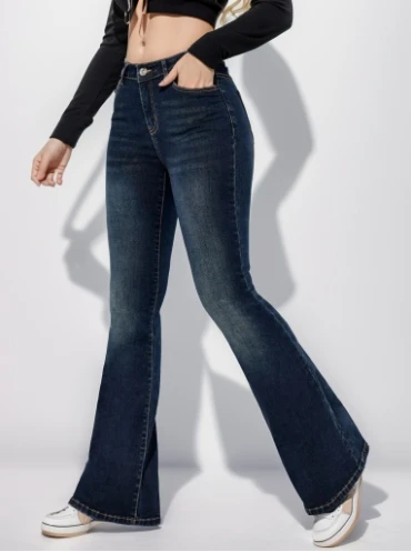 Jeans Women 2024 Fashion High Stretch Slim Fit Jeans Micro Flared Pants for Women