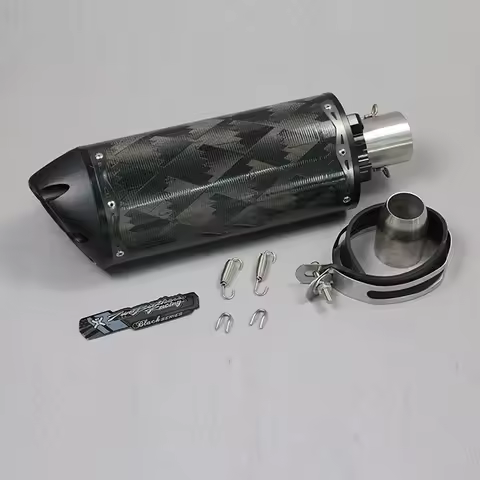 Motorcycle Exhaust Pipe Carbon Fiber USA Two Brothers Muffler CNC Steel Escape Moto For Kawasaki Z1000 R1 GSR750 MT09 R6 CBR600
