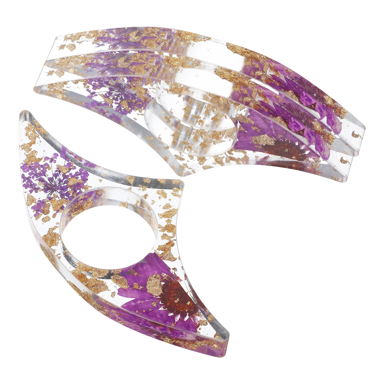 

3pcs Flower Thumb Bookmark Resin Bookmarks Dried Flowers Creative Page Holder for Reading Students Lovers Lightweight