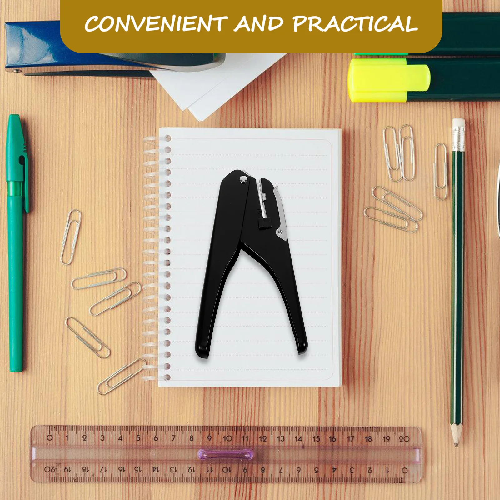 Document Card Punching Machine Hole Notebook Loose-leaf Tag Puncher Id Badge Oval for Badges Handheld