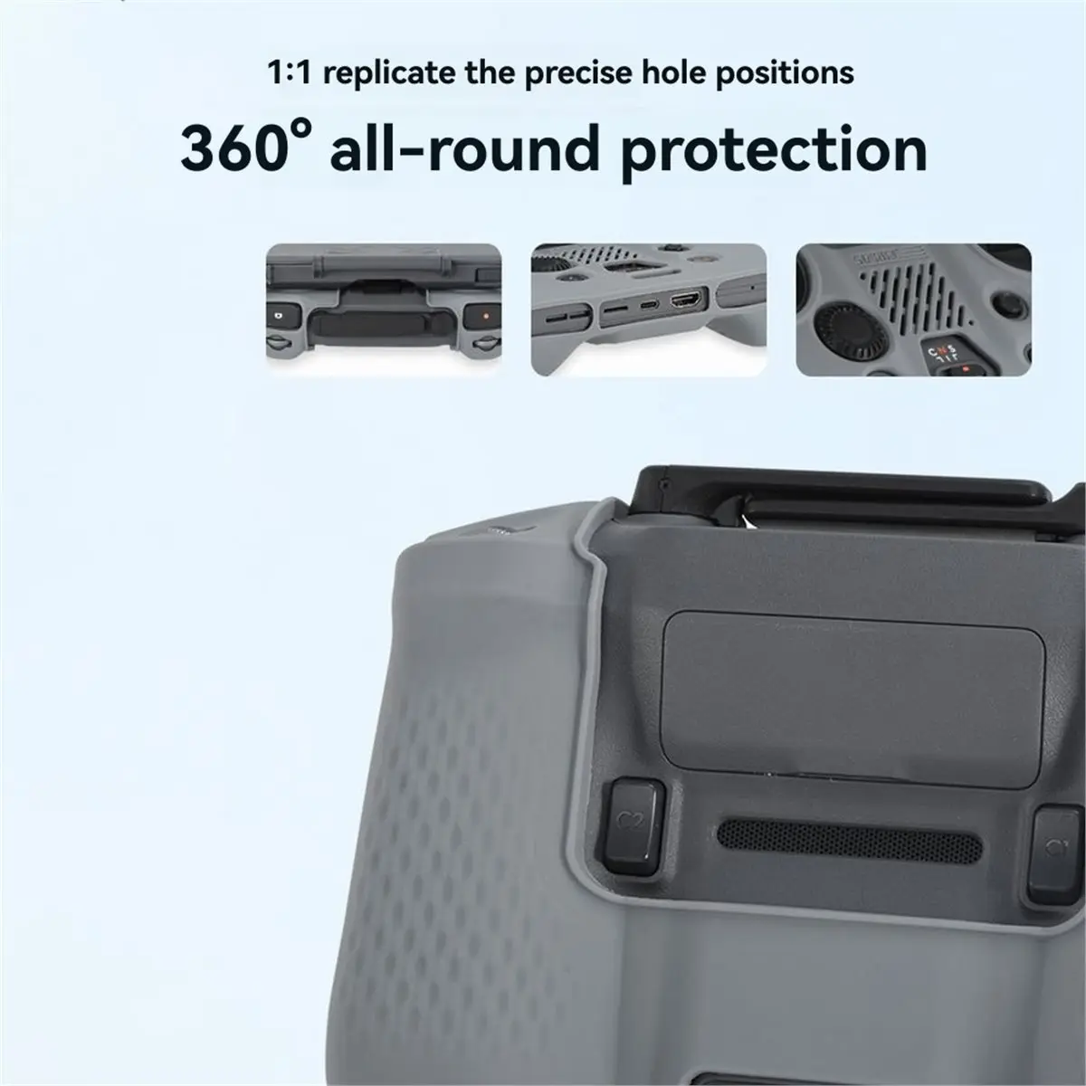 Silicone Protective Cover for 4/Mini 5 Anti-Scratch Protector Case for RC PRO 2 Remote Control