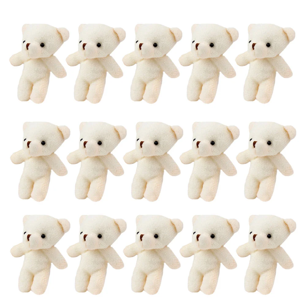 

18 Pcs Baby Mini Rabbit Toys Bears Cloth Cute Pendant Decorative Figurines