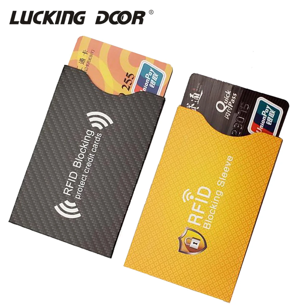 20Pcs Anti Theft for RFID Credit Card Protector Blocking Cardholder Sleeve Skin Case Covers Protection Bank Card Case New Casual