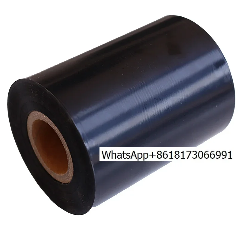 Full resin-based ribbon 8090110 * 300m thermal transfer self-adhesive light silver wire drawing