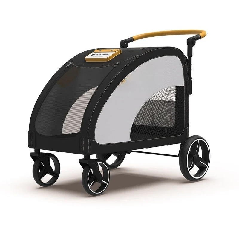 walking stroller large stroller black regular model - medium and large car - recommended to bear a load of less than 100 pounds