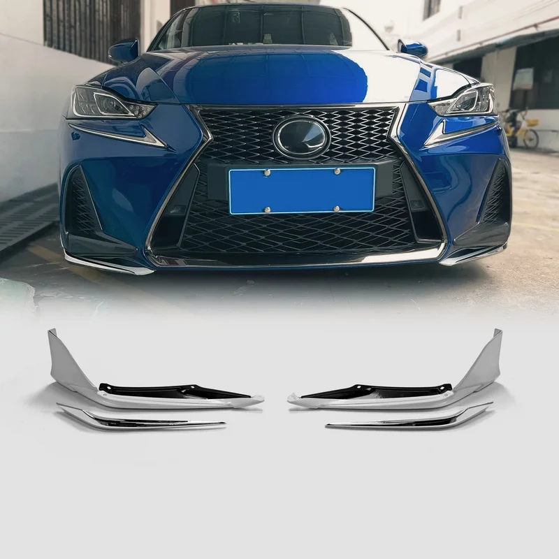 

Для Lexus IS 300 300h 350 F Sport Передняя губа Полностью хромированная отделка Личная подтяжка MOD Тип Внешний автоаксессуар
