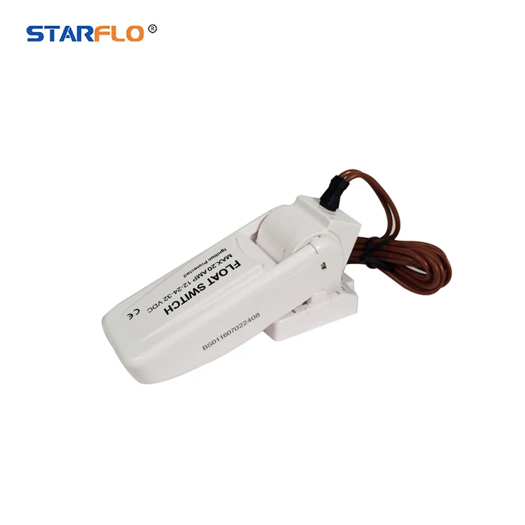 

STARFLO marine automatic water level float switch 12V 24V DC 20A submersible kayak bilge pump float switch