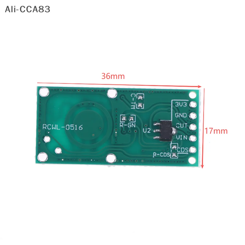 (YY) 1 قطعة/5 قطعة 2025 RCWL-0516 وحدة استشعار رادار الميكروويف جسم الإنسان التعريفي وحدة تبديل مستشعر ذكي لاردوينو لتقوم بها بنفسك