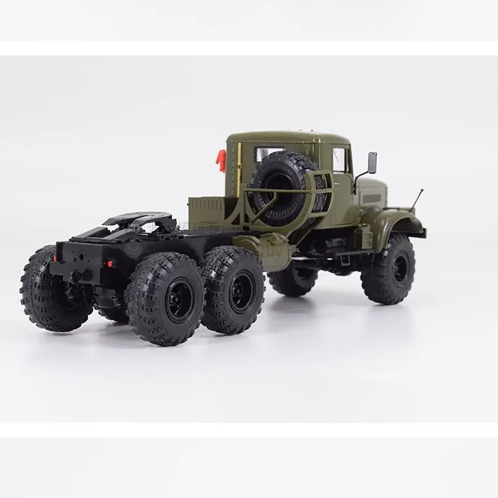 1/43 scale plastic heavy duty tractor KRAZ-255V Soviet rocket launcher Transport vehicle Finished car model gift toy  ornaments