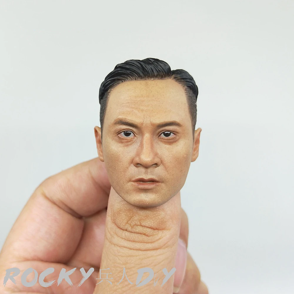 

Painted Worldbox AT036 1/6 Scale Male Head Sculpt Model Head Sculpture Fit 12'' Soldier Action Figure Body Dolls